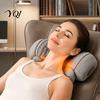 Heated Neck And Shoulder Massager Electric Pillow, 3-in-1 Cervical Massage Heat Vibration Lift Soft Pillow for Sleeping Function, Ergonomic