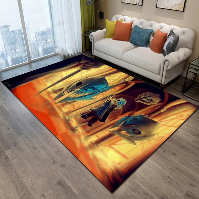 U-Undertale Pattern Rug for Living Room Area Carpet Bathroom Mat Creative Doormat Bedroom Mat Home Decor Outdoor Rug