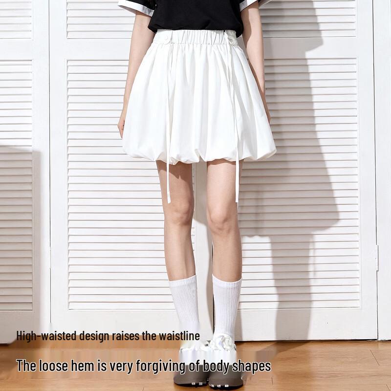 TonLion Women's High-Waist A-Line Skirt