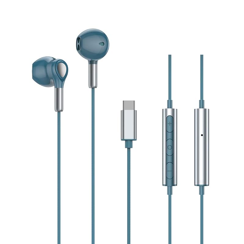 

TT-Valley TYPE C wired earphones [Equipped with upgraded dynamic driver & built-in high-sensitivity MEMS microphone] PC earphones, No feeling of