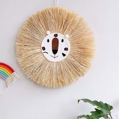 Pendant Handwoven Tassel Wall Hanging Ornament Dia 20 Inch for Bedroom Nordic