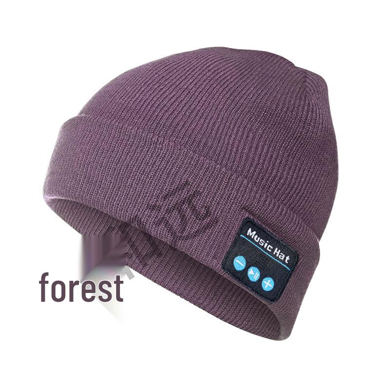 

Bluetooth Music Knit Hat - Wireless Stereo Cap for Night Running & Cycling, Autumn/Winter Warmth
