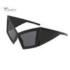 Break-resistant Sunglasses Futuristic Geometric Sunglasses, Edgy Triangle Frame Shades, Trendy UV Eye-catching Protection Sun Glasses for Women Street