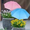 Metal Stake Garden Shade Umbrella Adjustable Sunshade Umbrella Sun Protection Cover  Flower Pots