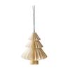 Christmas Paper Honeycomb Ornaments 3D Mini Glitter Edge Honeycomb Tree Ornament Vintage Hanging Paper Lantern for Xmas Tree Home New Year Decor