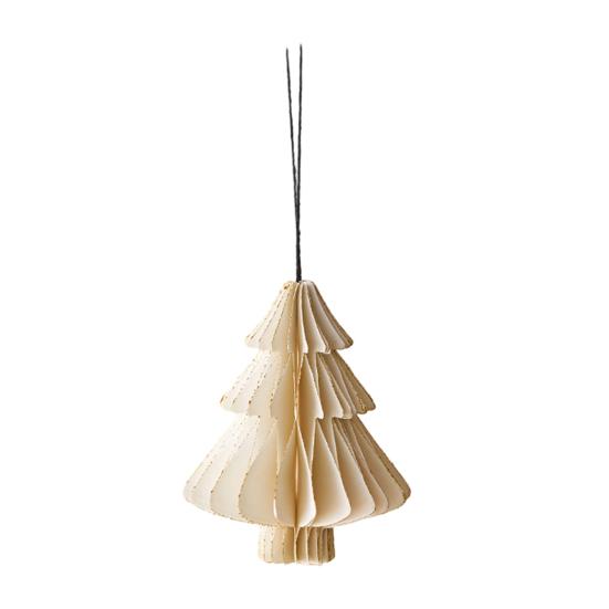 Christmas Paper Honeycomb Ornaments 3D Mini Glitter Edge Honeycomb Tree Ornament Vintage Hanging Paper Lantern for Xmas Tree Home New Year Decor
