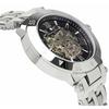 Salvatore Marra Watch Silver x Black Automatic Skeleton Business Formal Men's