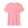 Sportliches kurzärmeliges Color-Blocking Fitness-Top, Enger Damen Yoga-Anzug, Lässiges T-Shirt für Laufen im Freien