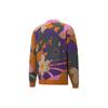 Puma X Perks And Mini P.A.M Floral Pattern Knit Long Sleeve Polo Shirt Men Tops Orange 536004-66