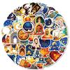 10/30/50PCS Cute Eid Mubarak Cartoon Stickers Ramadan Golden Moon Decals Waterproof DIY Phone Book Laptop Graffiti Sticker Packs