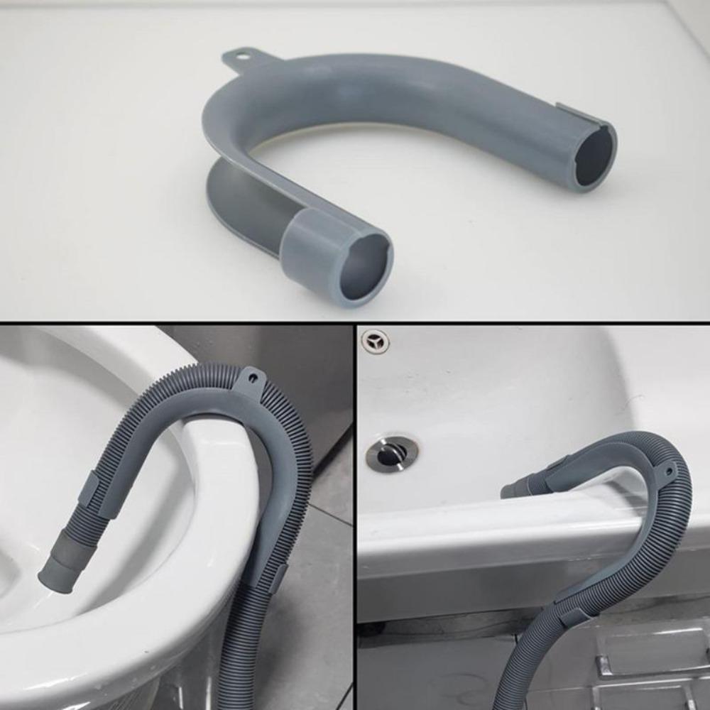 Extension Tube Hook Bend Discharge Clip Drain Hose Hook Drain Hose Holder Outlet Pipe Clip