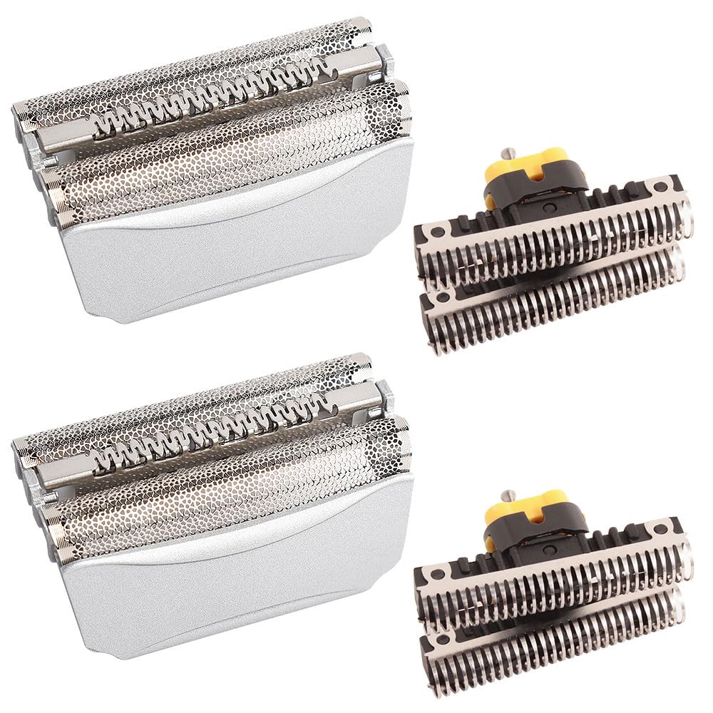 Office Net Series 5 F/C51S-4 Compatible Shaver Replacement Blades, Mesh and Inner Blade Combination Pack (2-Pack) Compatible with Braun