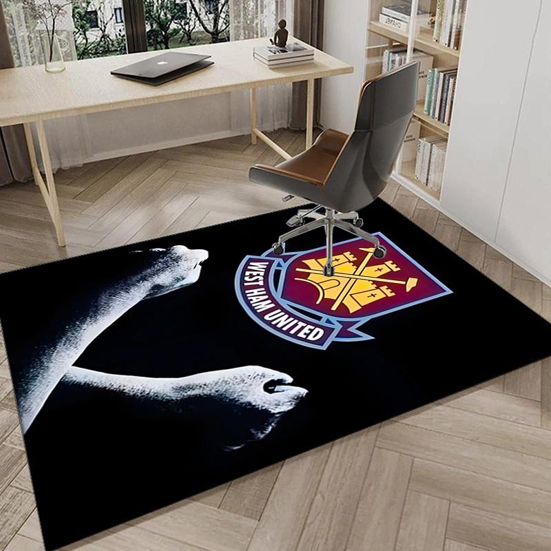 Hammer Football Printed Area Rug for Office, Chair Rug, Decorative Carpet Floor Mat, Large Size Fan Gifts Christmas Gifts