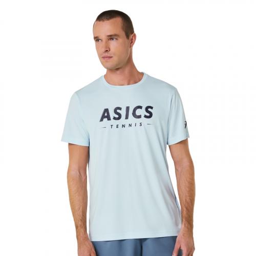 Asics T-shirt graphique Court TenniS pour homme 2041a259406 T-shirt rond à manches courtes pour homme