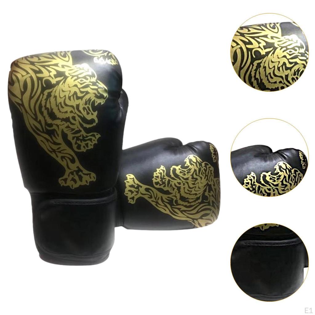 Boxing Gloves Half Finger Open Palms Multipurpose Comfortable Heavy Bag Fight Training Mitts