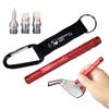 Eighteen Golf Golf Sharpener with 3 Groove Polishing Tool with Retractable Club Groove 3 Types of Groove Cleaner for Irons and Grip Bits, Tips,