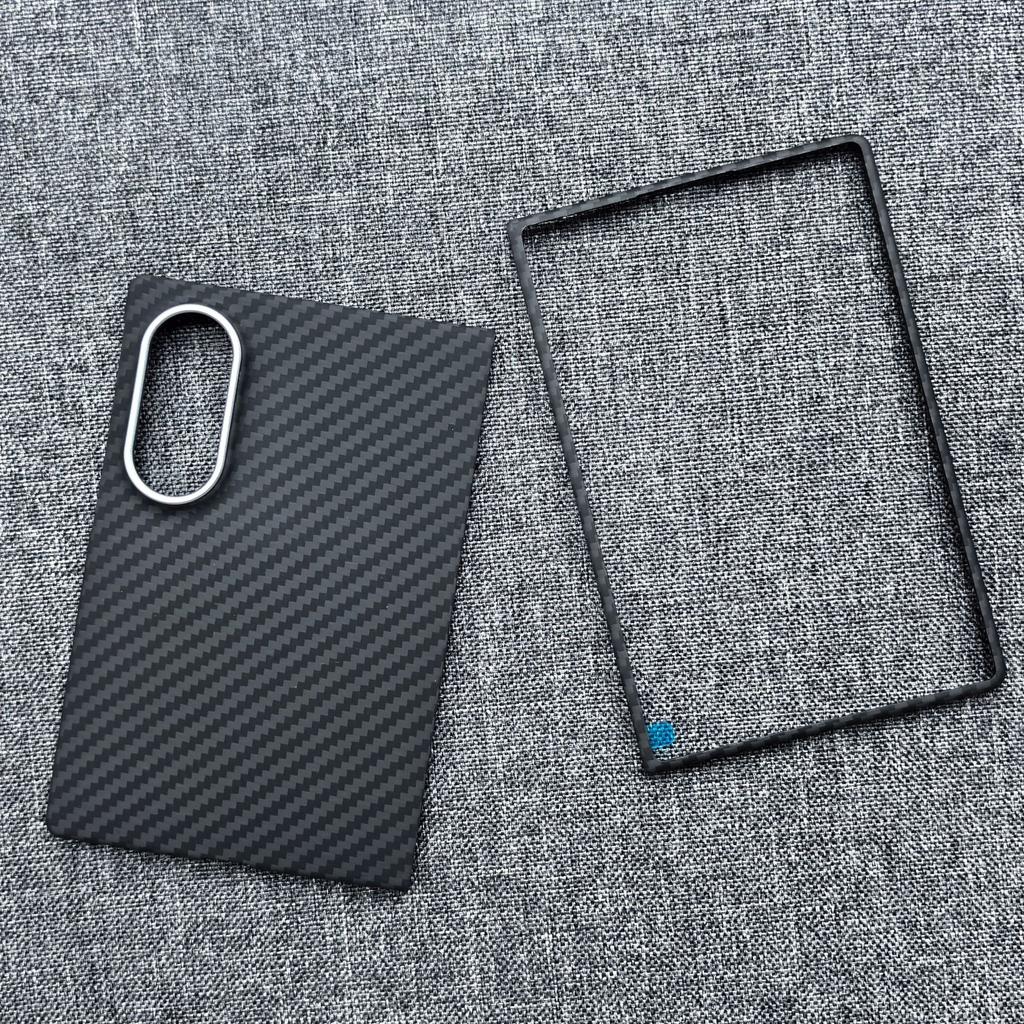 Custodia Magnetica per Samsung Galaxy Z Fold8 Wide con Custodia MagSafe Copertura in Fibra di Carbonio Aramidica Leggera Armatura Custodia Protettiva