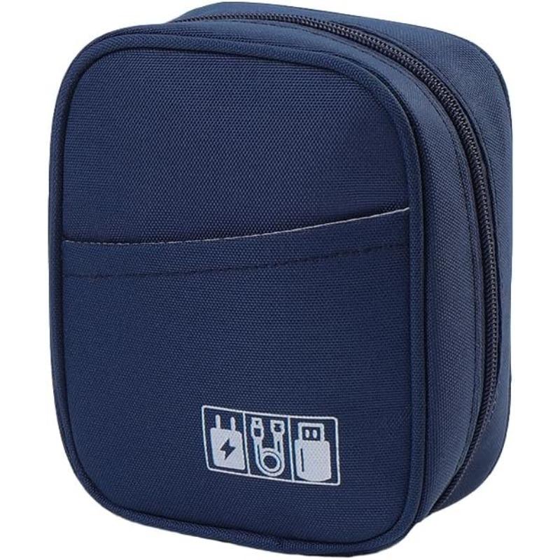 Digital Accessory Storage Bag Compatible for Laptop Charger, Mouse, Headphones & Toiletries - Compact Electronic with Cable Management