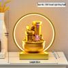 Exquisite Desktop Landscape Lamp with Lucky Cat, Money Tree, and Humidifier - Creative Gift Ornament