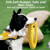 New EVA Dog Ring Interactive Fetch Dog Training Tools Throwing Catching Chew-Resistant Pet Pull Ring Outdoor Use