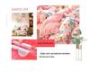 Plant Cashmere Sanded Four-Piece Bedding Set for Dorms & Homes