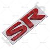AAZZ1 Car Styling SR 3D Letter Metal Car Rear Trunk Emblem Stickers For Nissan Tiida Teana QASHQAI BLUEBIRD Tailgate Logo Sticker