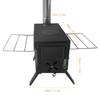 Camping Stove Detachable Chimney Portable Firewood Stove Outdoor Tent  Camping Fire Wood Heater  Heating Fire Basin