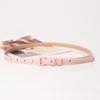 Versatile Women's Candy Color Leather Belt with Small Square Buckle - Thin, Decorative Waist Accessory for Dres… More