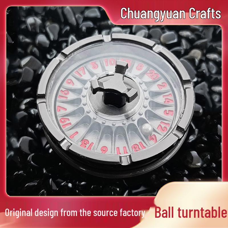 Rotating Metal D20 Dice Ball for DND Tabletop Games and Accessories