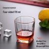 ZISIZ Tempered Octagonal Glass Cup