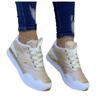Wish Damensport-Schuhe in Übergröße, Frühling neu, atmungsaktiv, farblich passend, lässige Laufschuhe, Sneaker