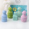 Cute Gourd Shaped Candle Silicone Mold Handmade Perfume Wine Bottle Aromatherapy Gypsum Mold Home Candle Production Kit