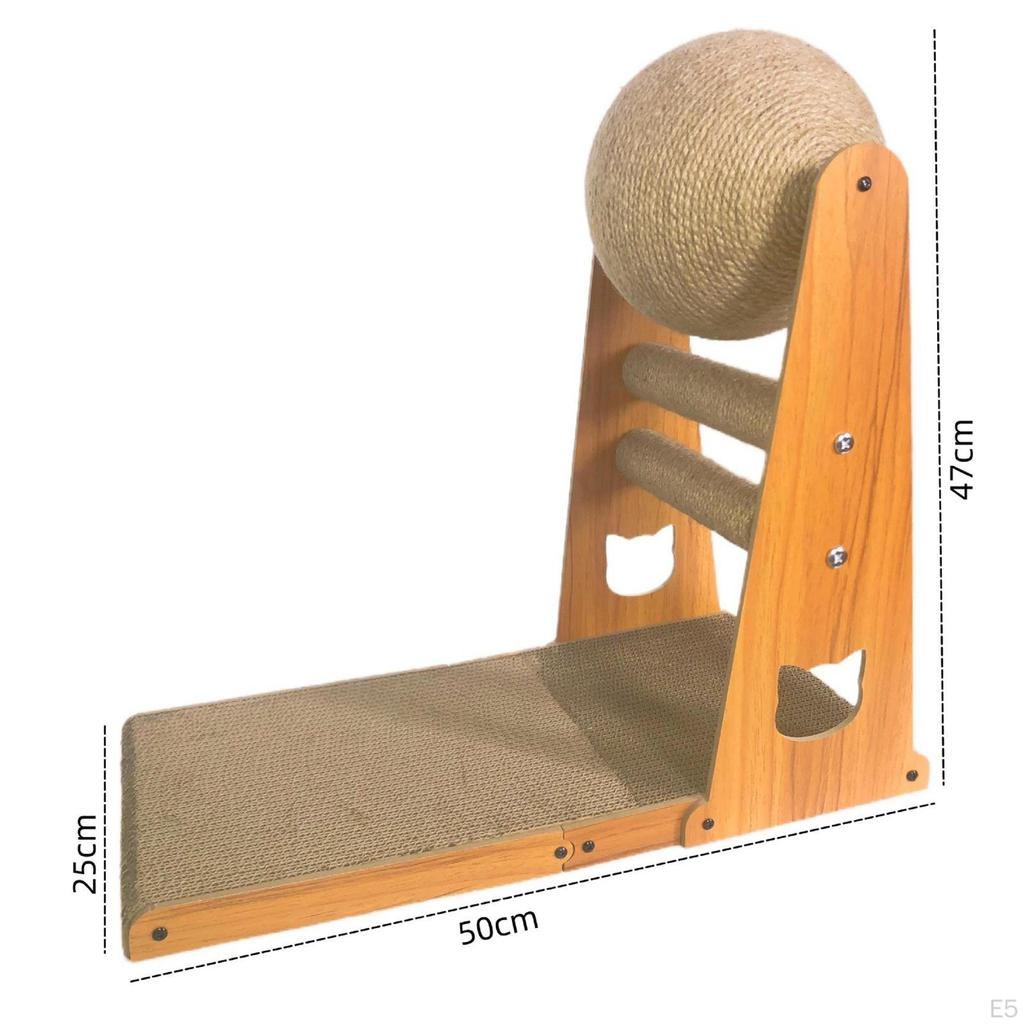 Cat Scratch Toy Board Sofa Furniture Shelter Sisal Ball Interactive Pet Toys for