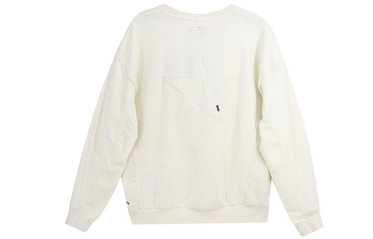 Converse Sweatshirts Men's Ecru Crew Neck Moderate Regular 10023518-A01