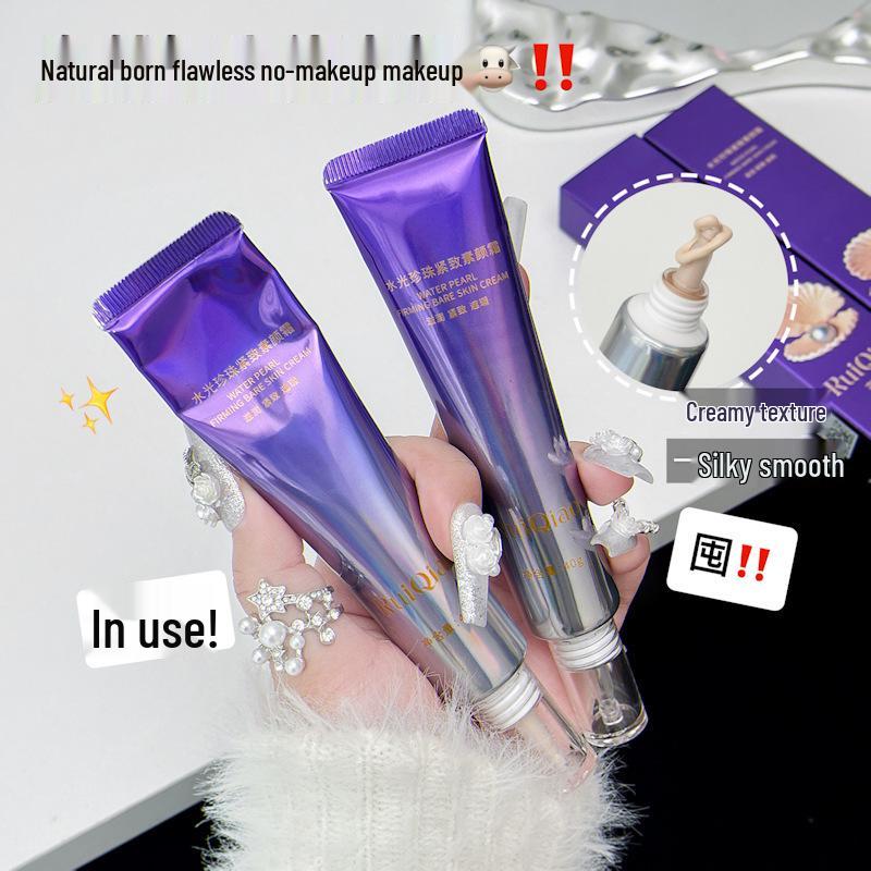 

Rui Qiao Water Light Pearl Firming Primer & Makeup Base, Two-in-One Cream & Pore Minimizing Serum.