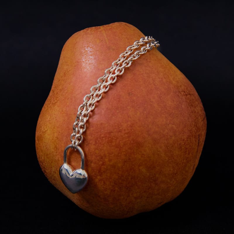 

JYDDM 925 Heart Plump Necklace 40cm