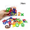Magnetic Letters Numbers Alphabet ABC 123 Fridge Magnets Plastic Educational Preschool Learning Toy Set Uppercase Lowercase Math