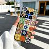 Italian Sicilian Style Floral Pattern Soft Phone Case for Xiaomi Redmi Note 12 13 14 15 Pro Plus 11 12S 11S 11T 10 4G Black Cove