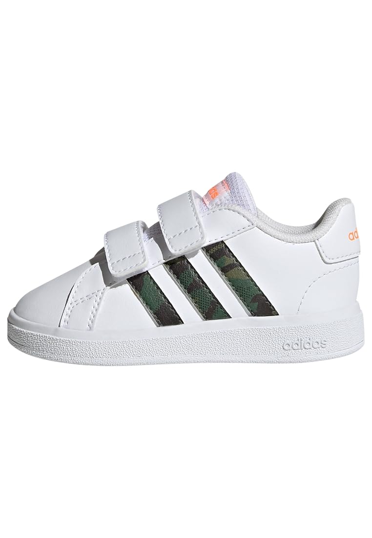 

Adidas Grand Court Boys and Sizes Footwear Orange cm Kids Sneakers, Girls, 10-16.5cm, EPF92, White/Footwear White/Screaming (IF2886), 12.0