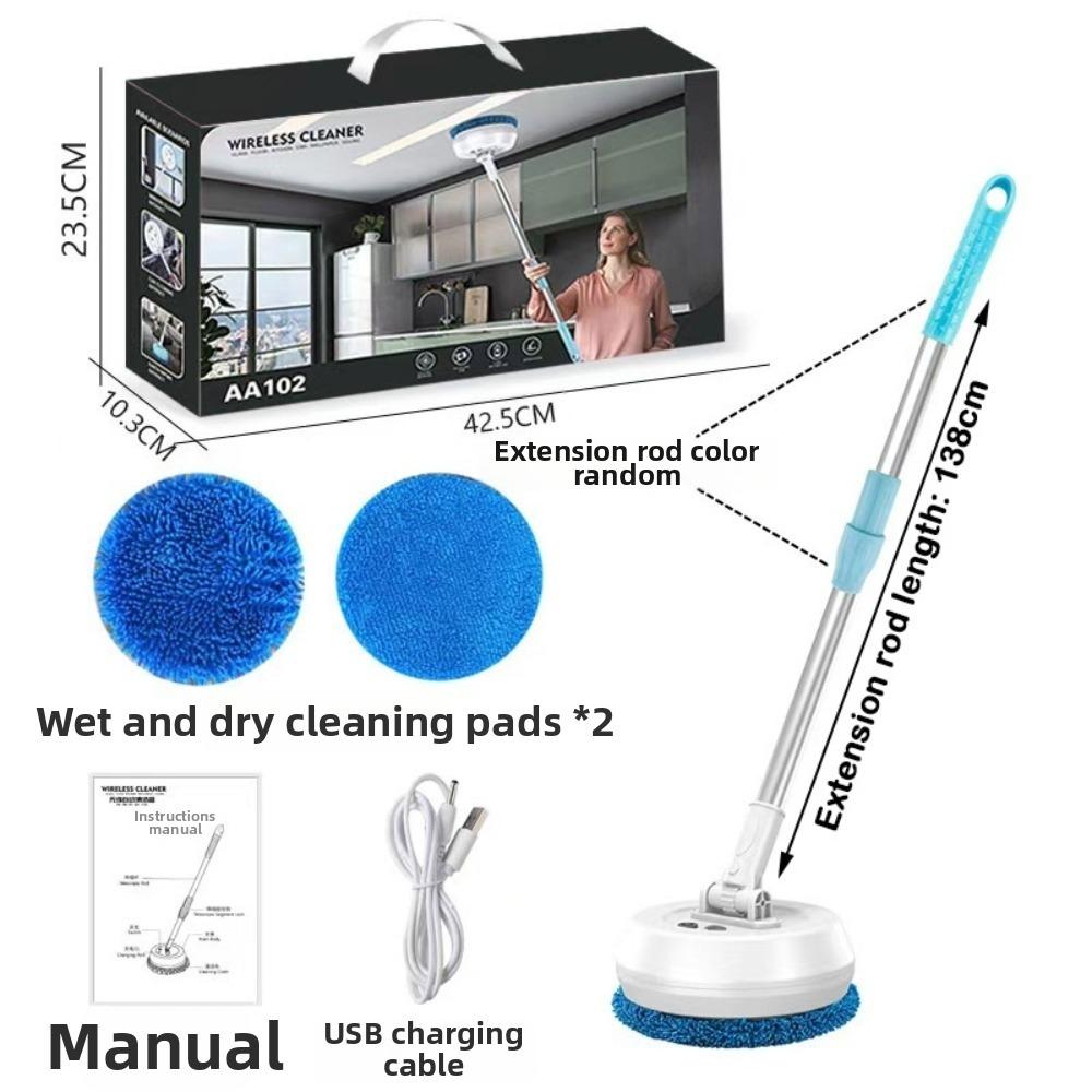 Automatic 2 In 1 Floor Cleaning Tool  for Car Glass Ceiling Door Windows Floor Cleaner