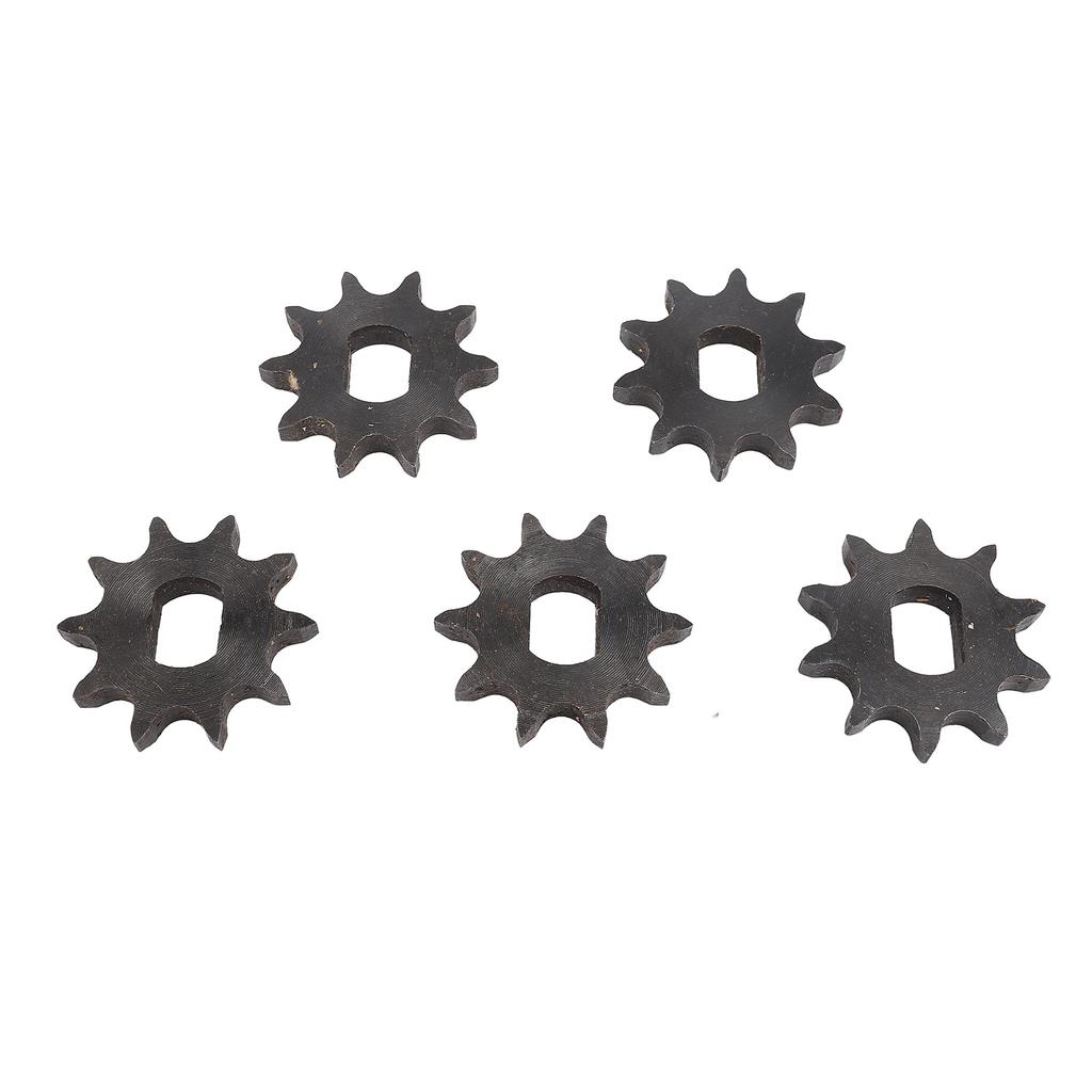 5pcs 428 10T Front Sprocket 12x17mm Inner Diameter 10 Tooth Steel Sprocket for 428 Chain