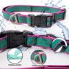 Waterproof PVC Coated Breakaway Dog Collar Adjustable Quick Release Buckle No-Stink Easy Clean Durable for Small Medium Large