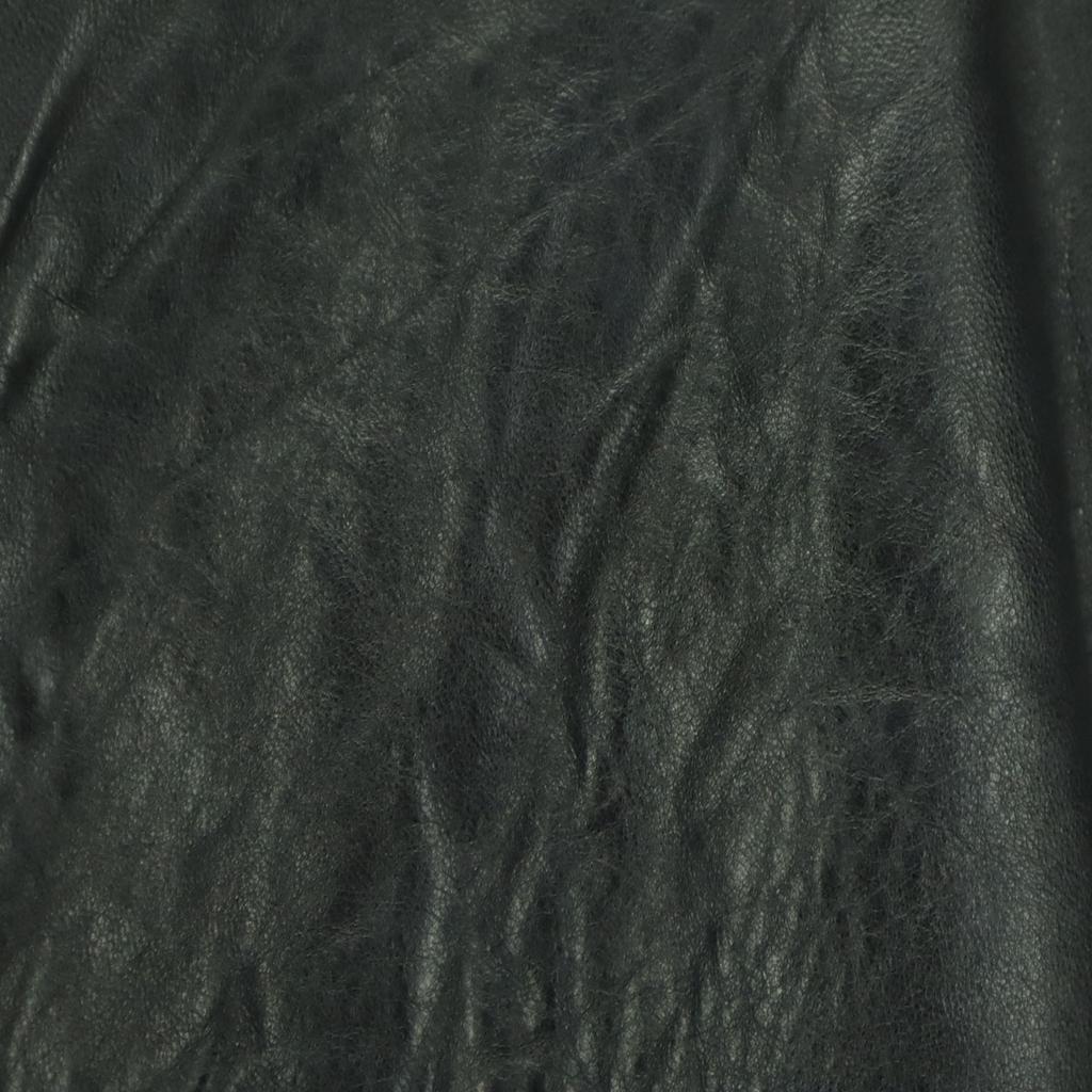 RONSON Long sleeve Half length leather jacket M black Sheep leather Men's Used