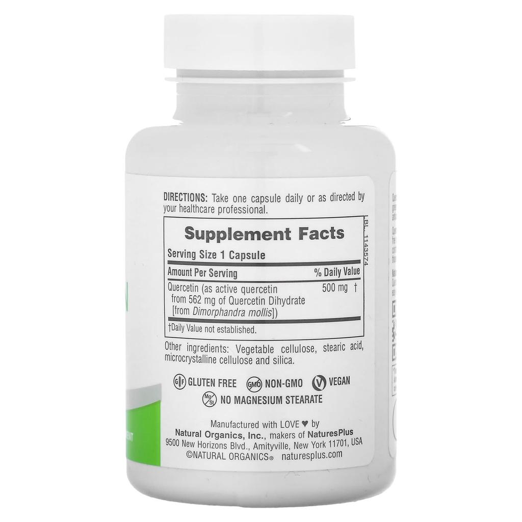 Pro Quercetin 500, 60 Capsules (500Mg per Capsule)
