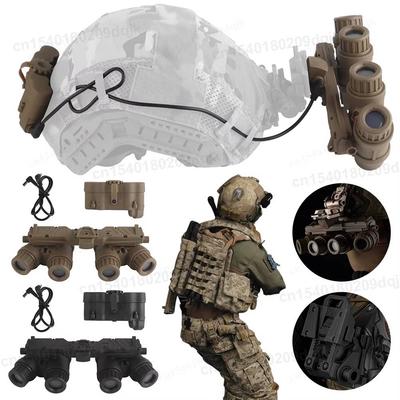 Taktické nočné videnie GPNVG 18 DUMMY model Držiak NVG Príslušenstvo pre prilbu Airsoftový Nylonový L4G24 FAST Adaptér na montáž na prilbu