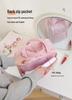 Grande Trousse de Maquillage Matelassée - Élégante, Légère, Portable, avec Compartiments et Double Ouverture pour le Voyage et les Articles de Toilette.