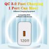 GaN Charger USB Charger Quick Charge 3.0 Fast Charging QC3.0 USB Type C Cable Wall Phone Charger Adapter for iPhone Xiaomi Redmi
