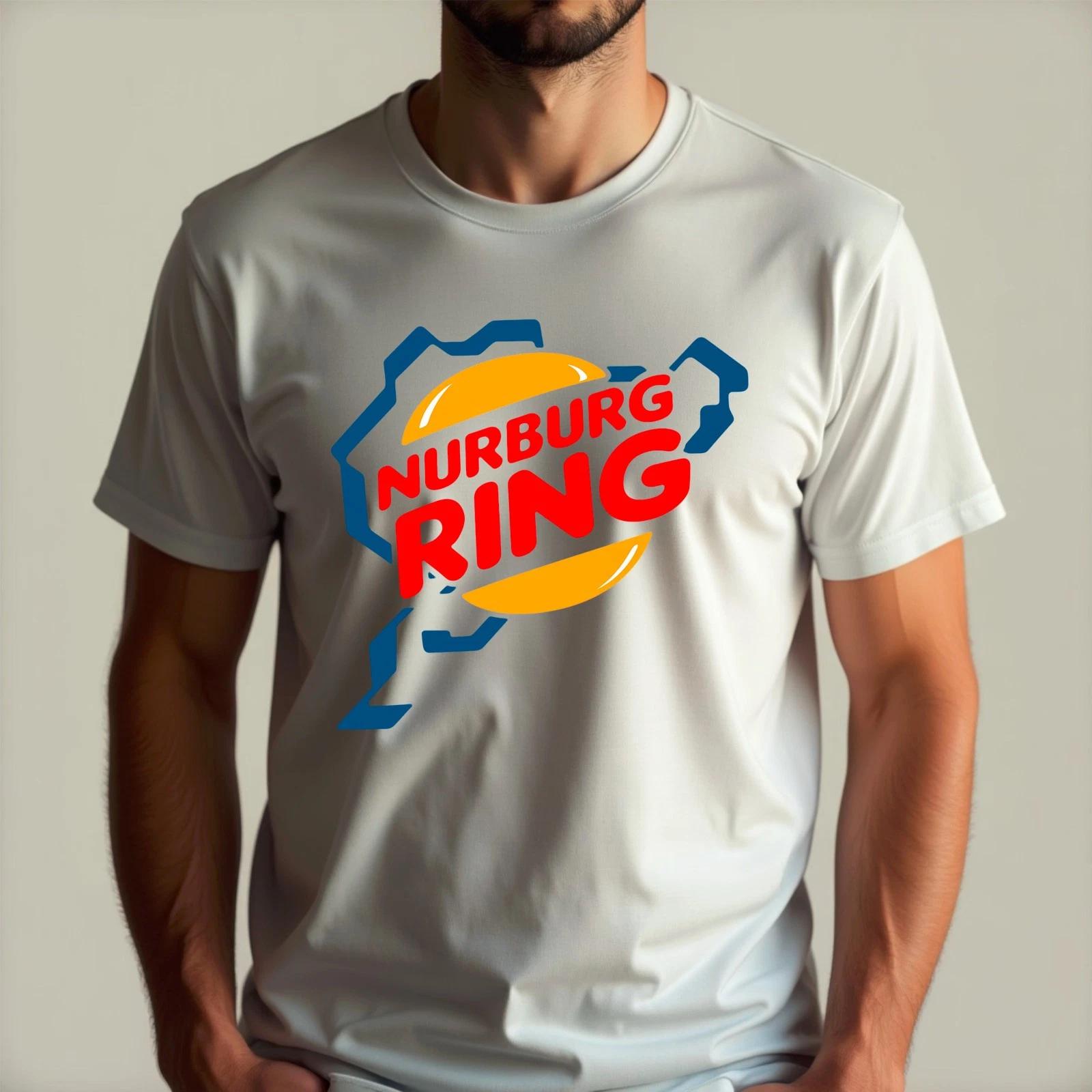 

Nurburgring Burger T-Shirt, Biker Motorcycle Car Enthusiast Unisex Gift Tee Top XL