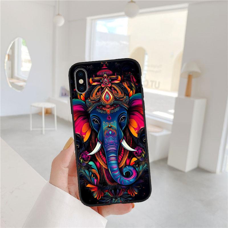 CJ5 Animal Elephant Soft Shell Phone Case for iPhone SE X XS XR 11 16E 17 Pro Max Air 8 7 6 6s Plus