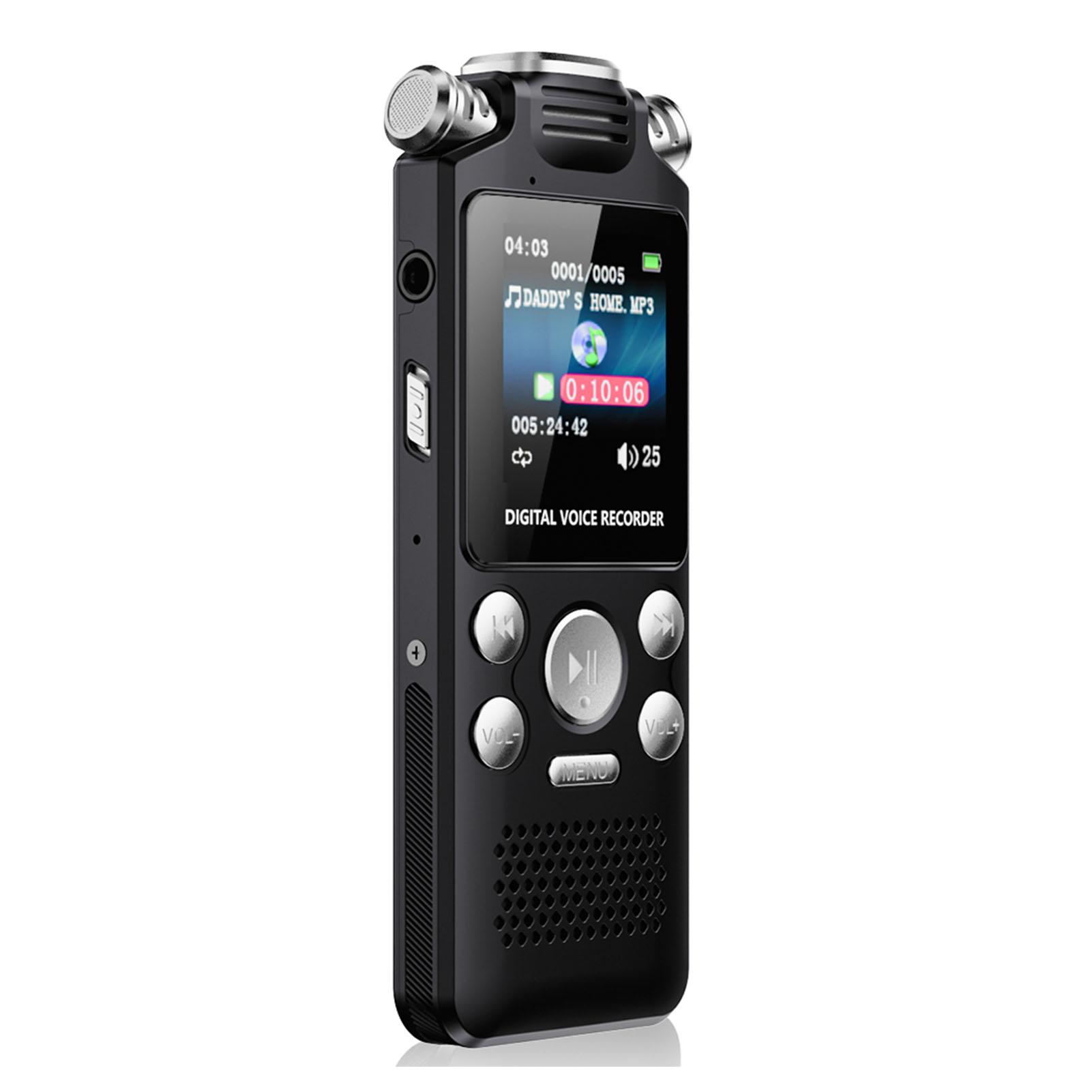 

Digital Voice Recorder with Playback Voice Activated Noise Reduction Recorder MP3 Player for Lectures Meetings Type 1